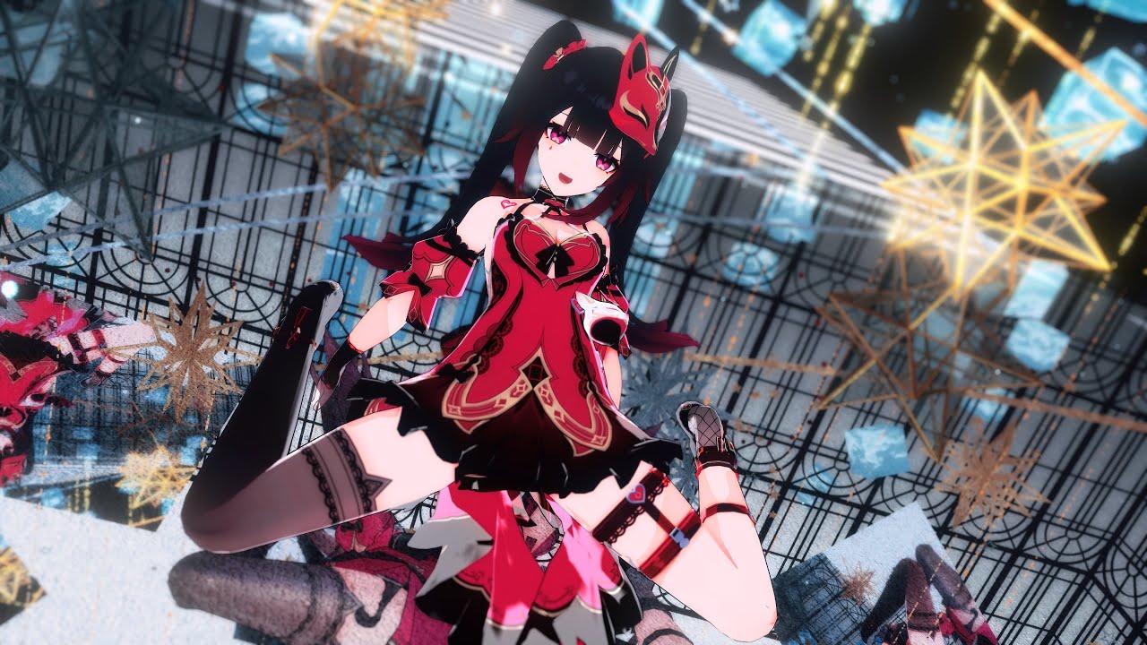 崩壊スターレイル＆崩壊3rdMMD】花火(崩壊3rdコラボ衣装）/CH4NGE