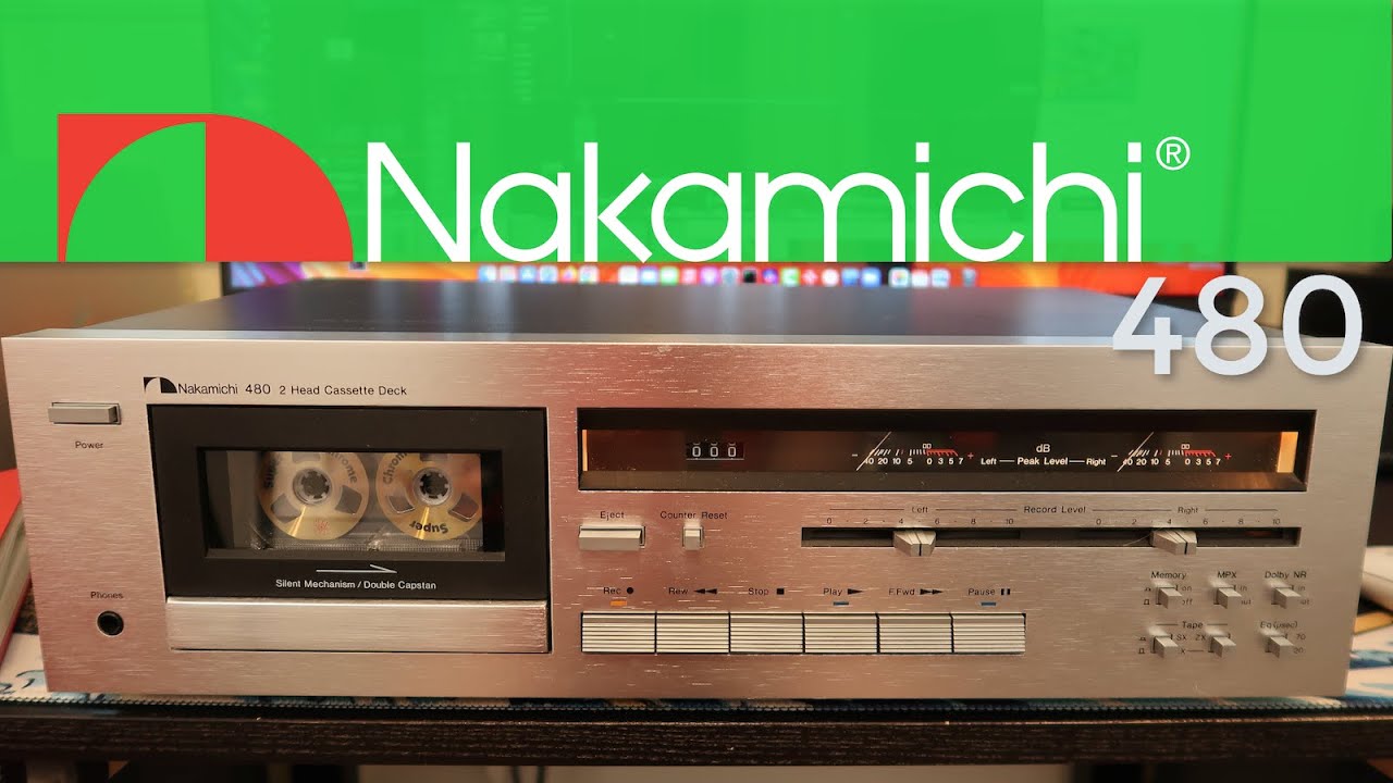 Vintage Hi-Fi: Pristine 1979 Nakamichi 480 Cassette Deck - YouTube