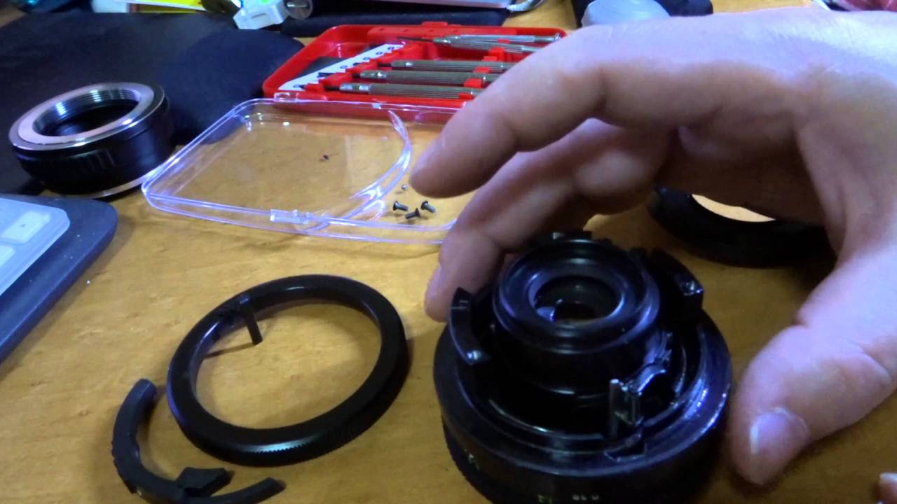 カメラレンズを分解してみた CARL ZEISS JENA 【TESSAR 2.8/50】 - YouTube