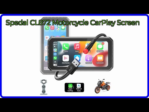 REVIEW (2026): Spedal CL872 Motorcycle CarPlay Screen. ESSENTIAL