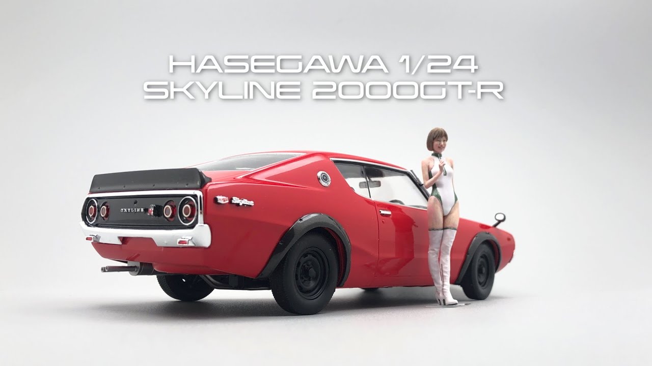 HASEGAWA 1/24 NISSAN SKILINE 2000GT-R(KPGC110) FULL BUILD - YouTube