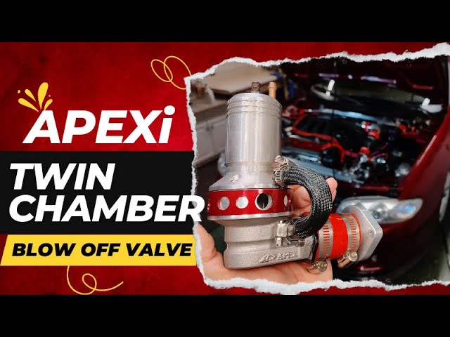 APEXi Twin Chamber Blow Off Valve - YouTube