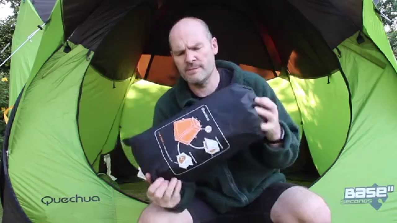 Quechua Base Seconds Inner Tent Assembly Pt 2 - YouTube