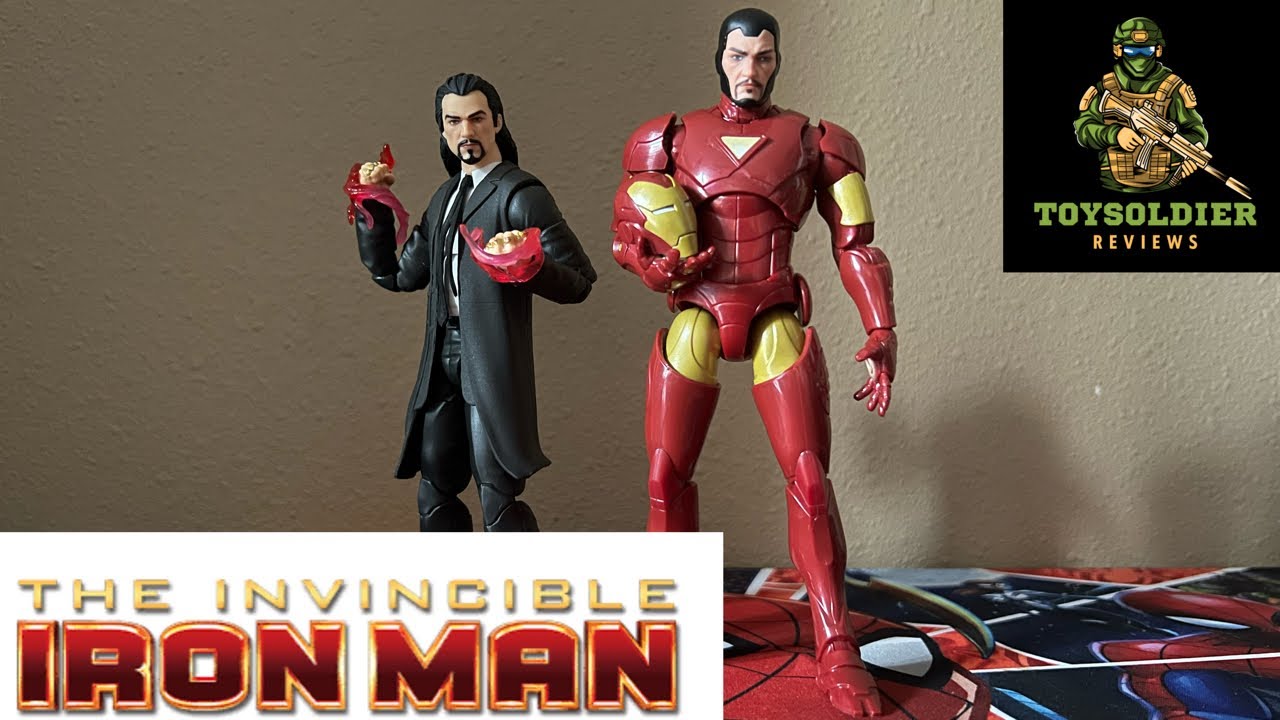 Invincible Iron Man Mandarin and Iron Man (Extremis) 2 pack marvel