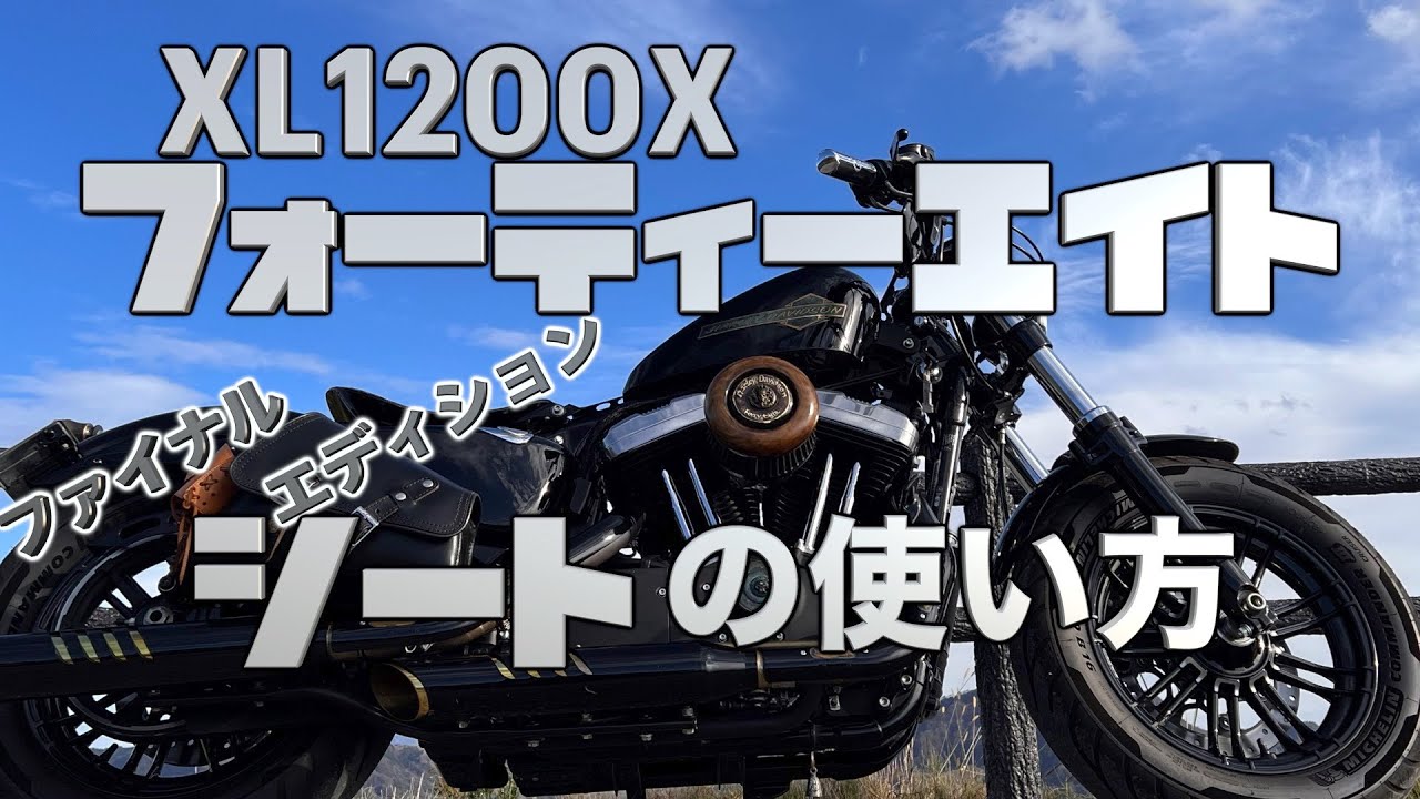 ハーレーXL1200X【フォーティーエイト】ファイナルエディションの純正