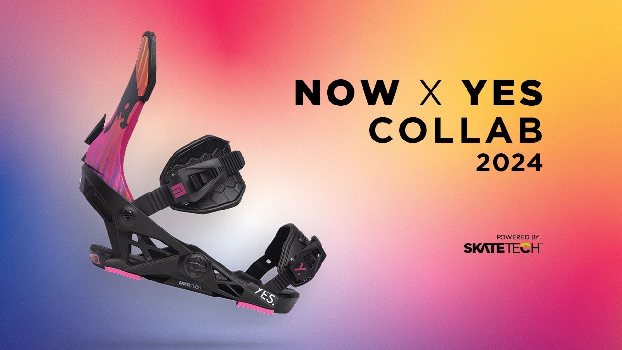 Now Yes. Collab Snowboard Bindings 2024 | evo