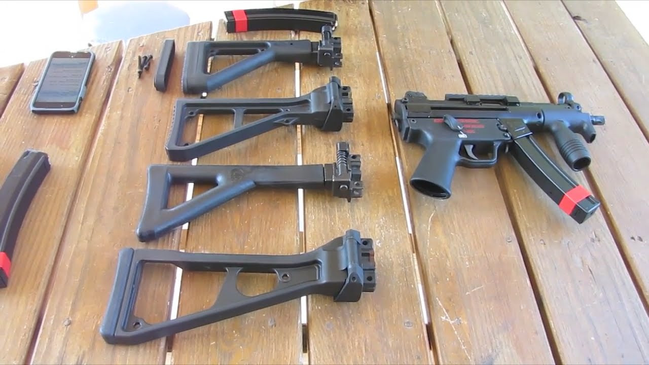 Zenith Z5p SBR HK MP5k PDW Stock Options - YouTube