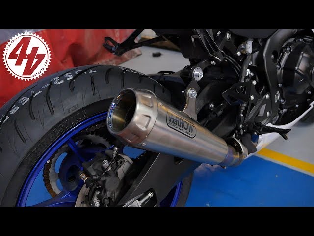 Suzuki GSX-R1000R | Arrow Pro Race Titanium Exhaust Fitting - YouTube