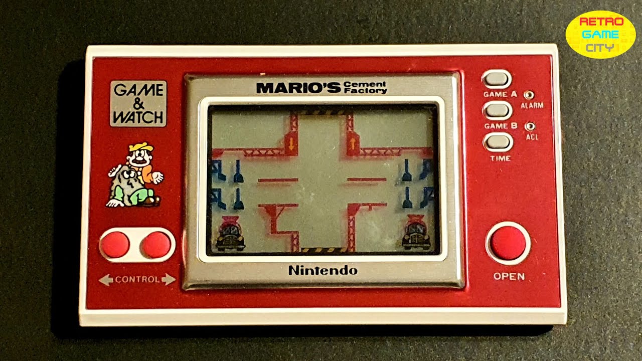 Nintendo Game & Watch Cement Factory 1983 | New Wide screen ML-102