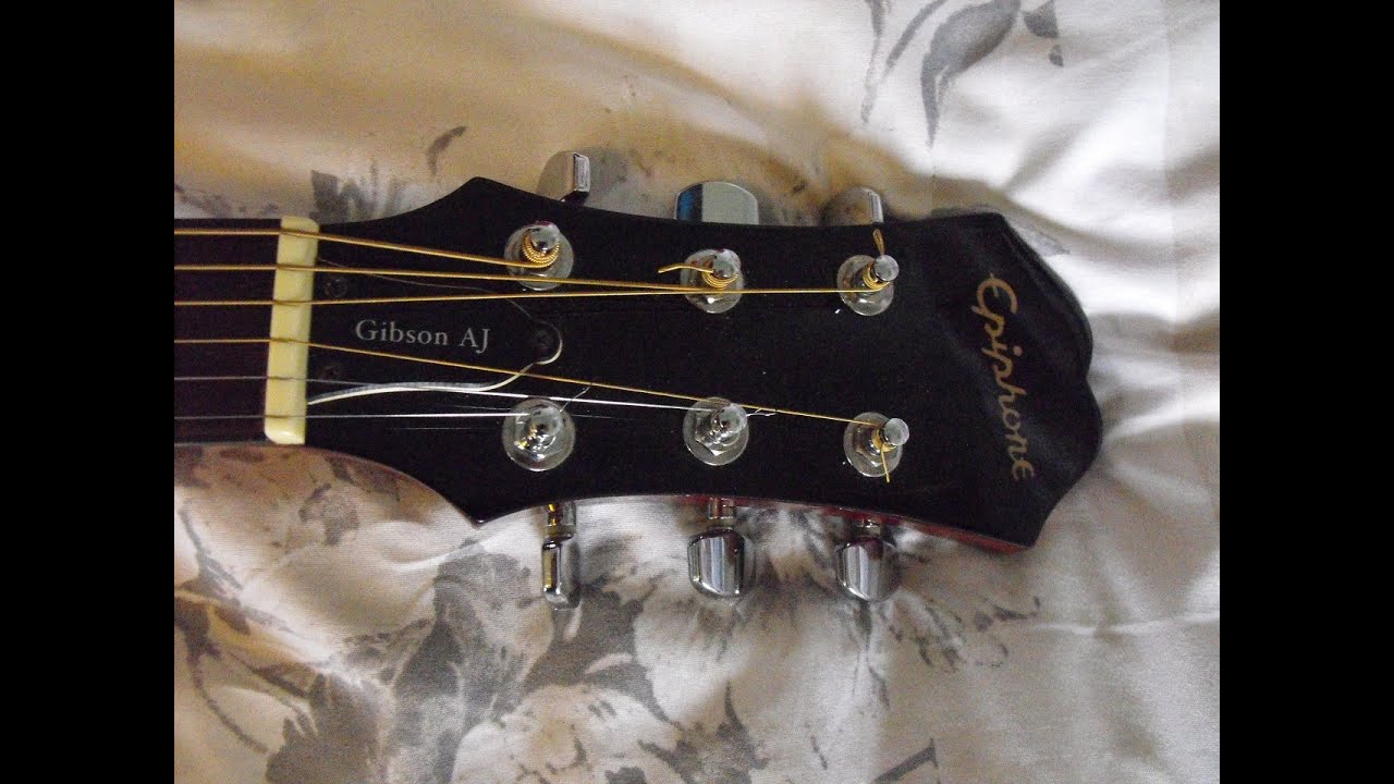 Epiphone AJ10 guitar review - YouTube