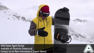 スノーボード 2015 ROME SDS AGENT Rocker 155cm Test snowboard Rome