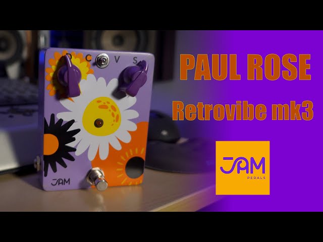 Paul Rose - RETROVIBE mk3/ Jam Pedals - YouTube