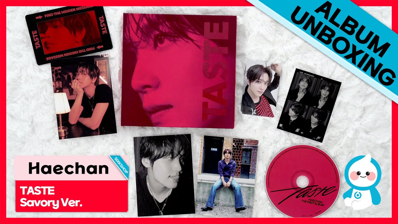 4K UNBOXING] HAECHAN(NCT) 1st Album [TASTE] Savory Ver. - YouTube