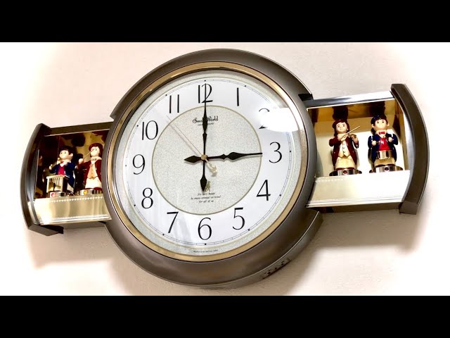 常識を変えた横開きからくり時計 リズム時計 スモールワールド音楽隊