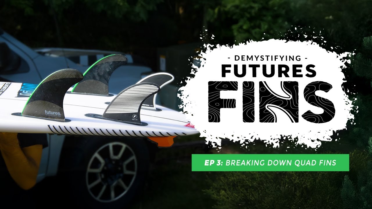 Futures Machado Quad Fin Set-Black/Swirl — REAL Watersports