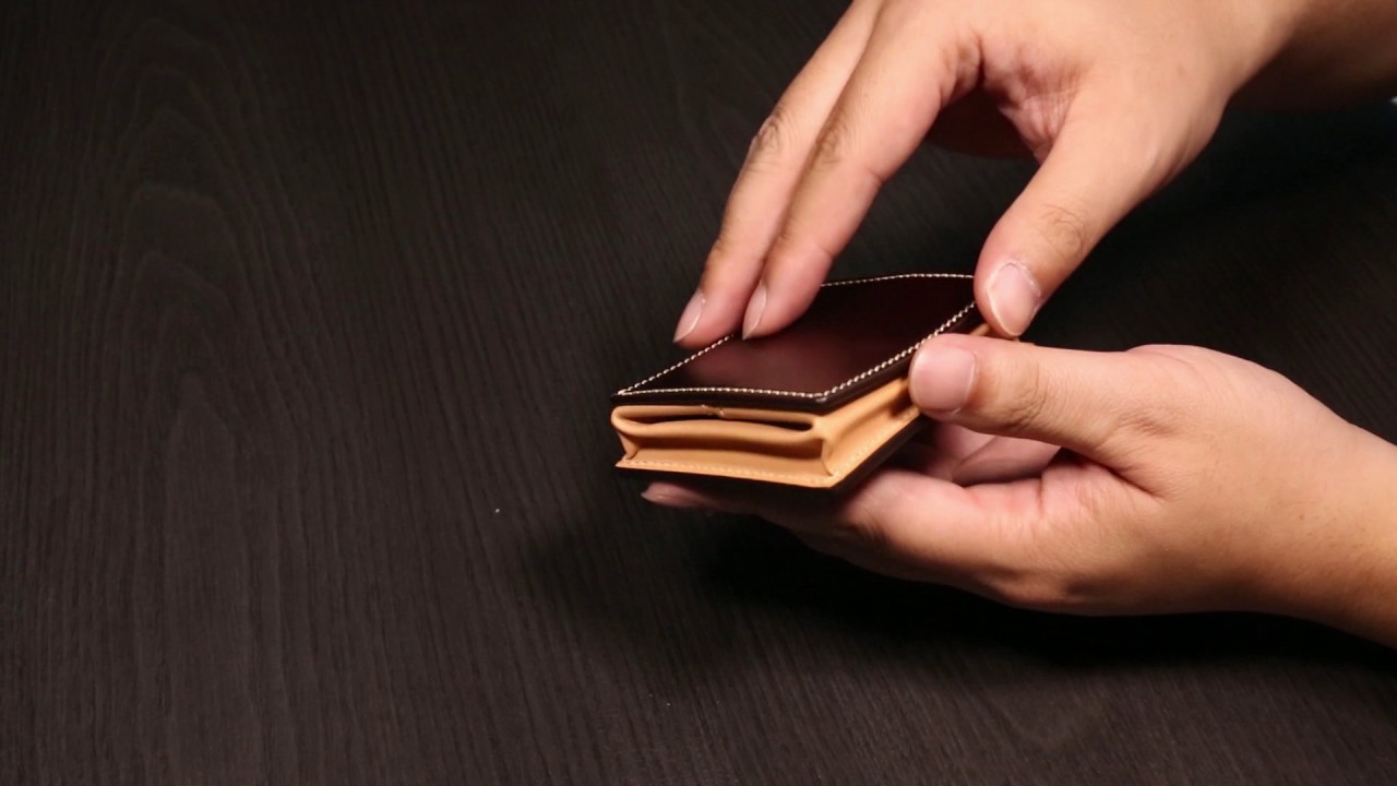 万双】コードバン ボックス型小銭入れ - YouTube
