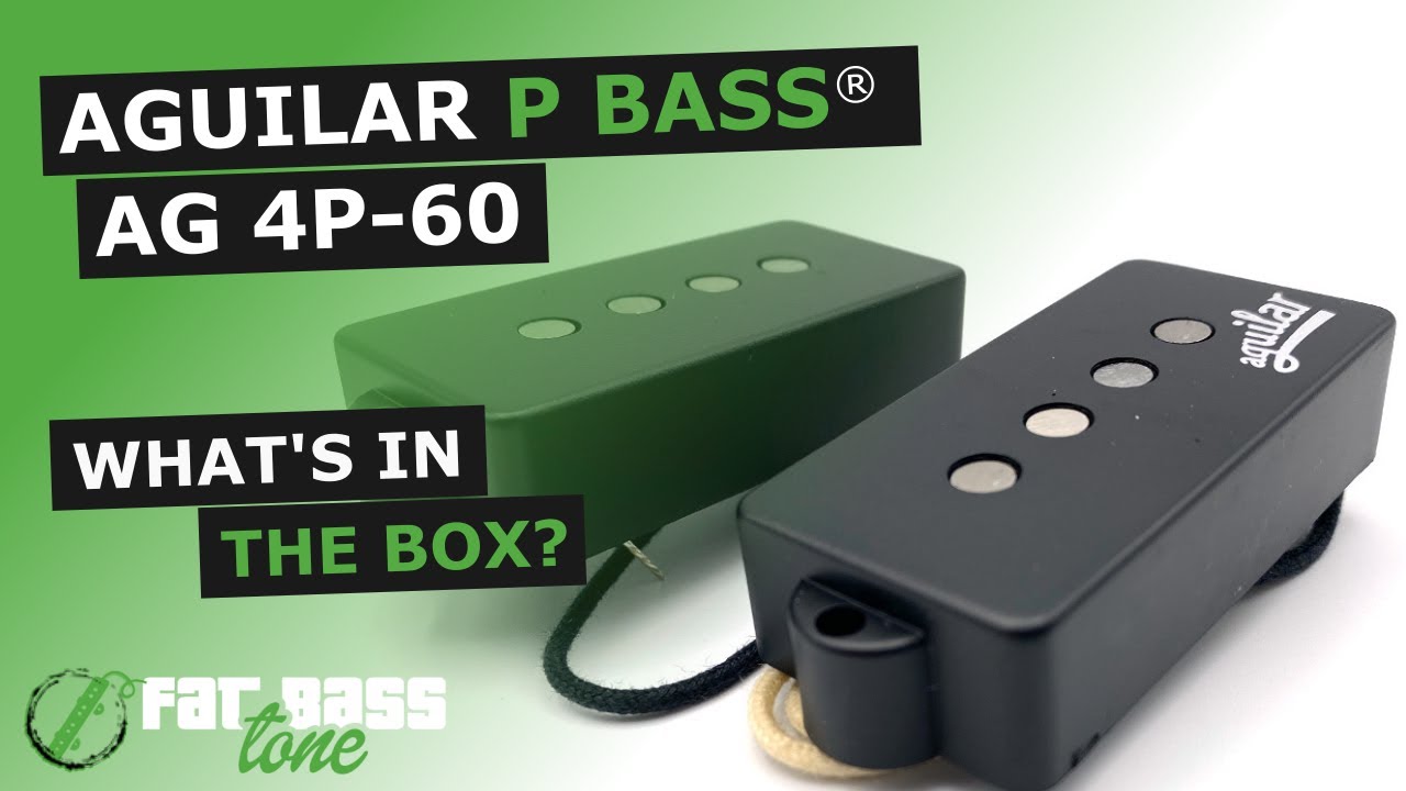 Aguilar AG 4P-60 Precision Bass® Pickup: What's In The Box (A