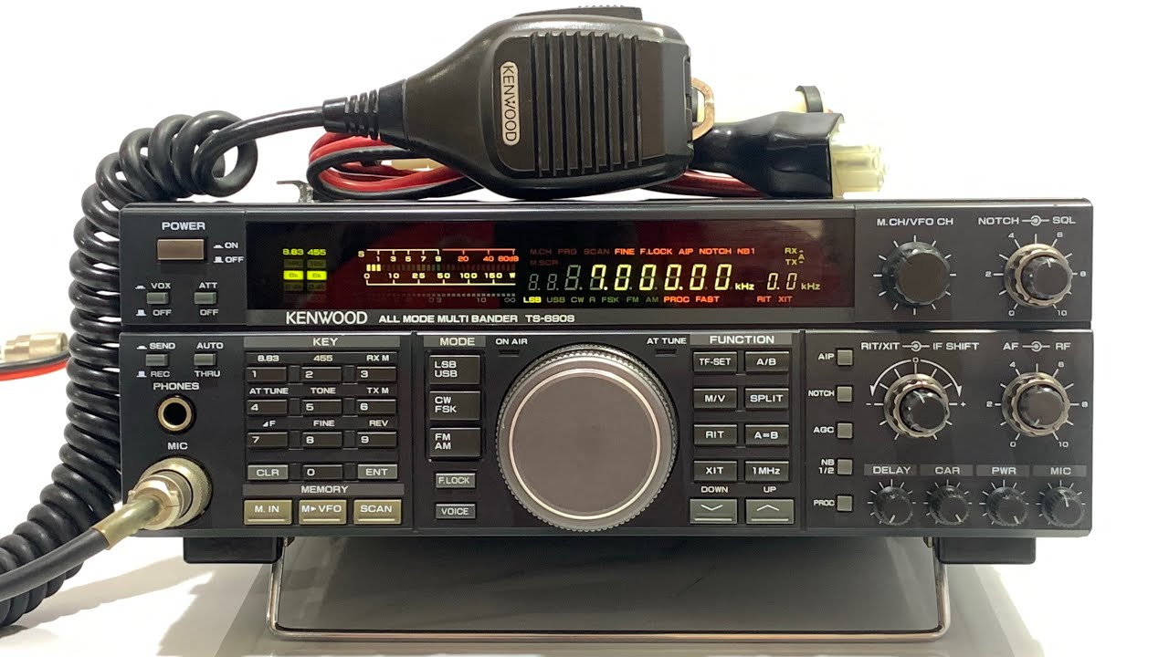 ✨Kenwood TS-690S HF/50MHz 100/60W + DC + Mic Open✨ - YouTube
