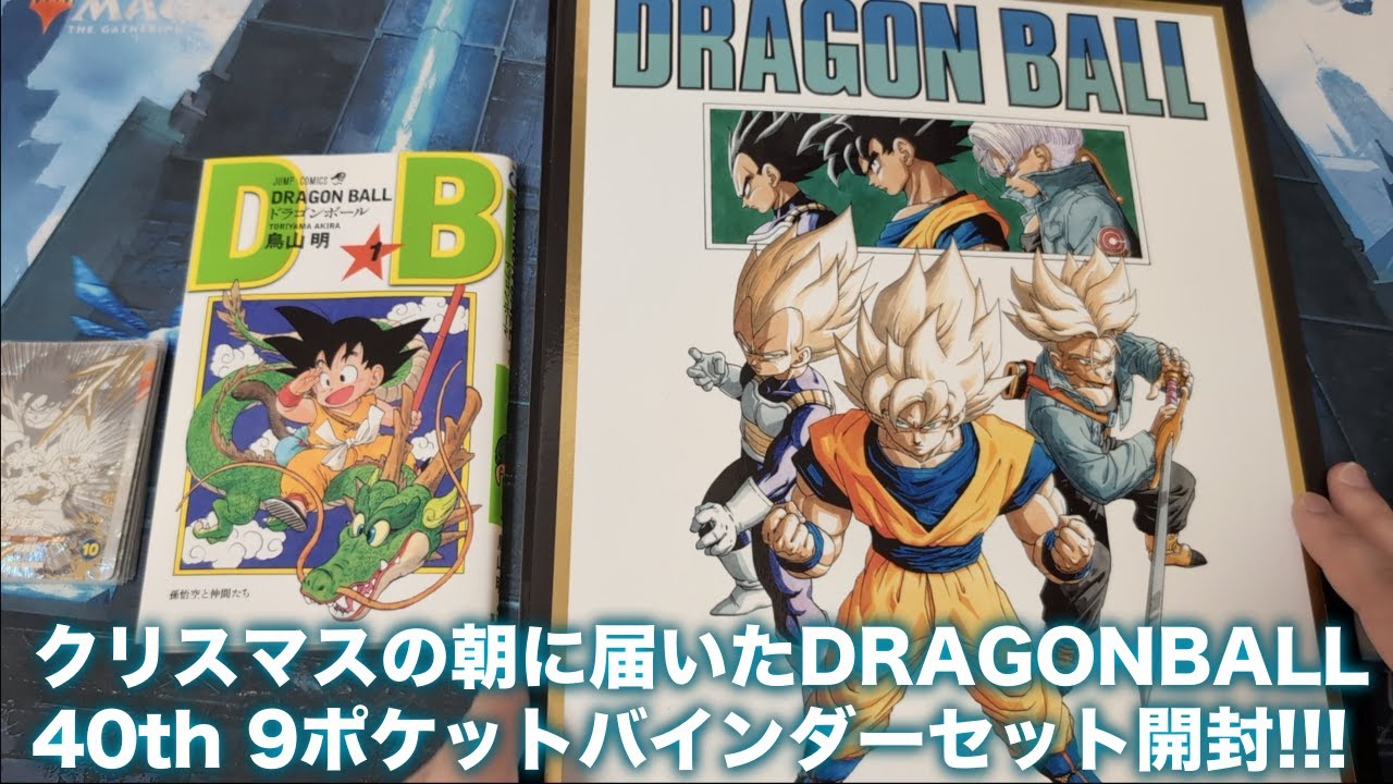 DBFW] DRAGON BALL 40th Anniversary Edition 9-Pocket Binder Set