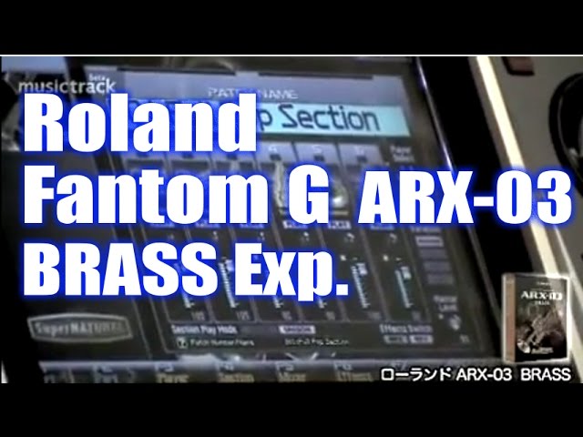 ROLAND FantomG ARX-03 BRASS - YouTube