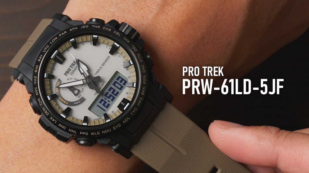 4K] プロトレックをひたすら愛でる｜全面蓄光モデル PRO TREK【PRW