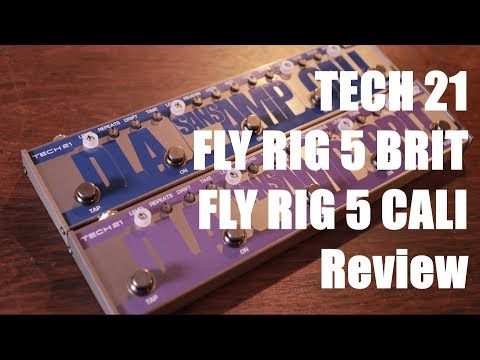 TECH21 FLY RIG 5 BRIT/CALI Effects Pedal Review - YouTube