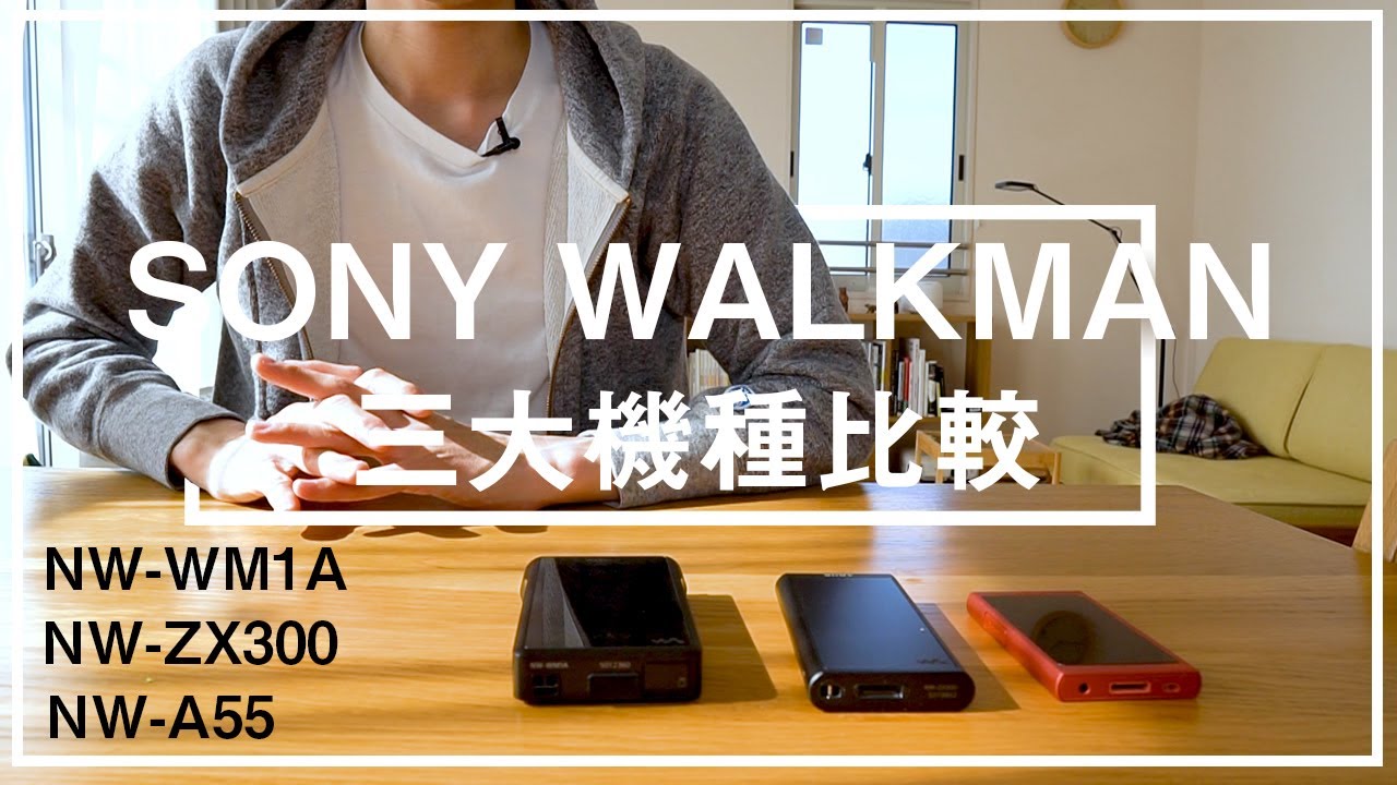 SONY】WALKMAN「NW-WM1A」「NW-ZX300」「 NW-A45」の特徴をレビュー