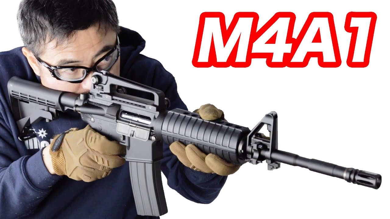M4A1 次世代電動ガン 東京マルイ マック堺 エアガンレビュー - YouTube