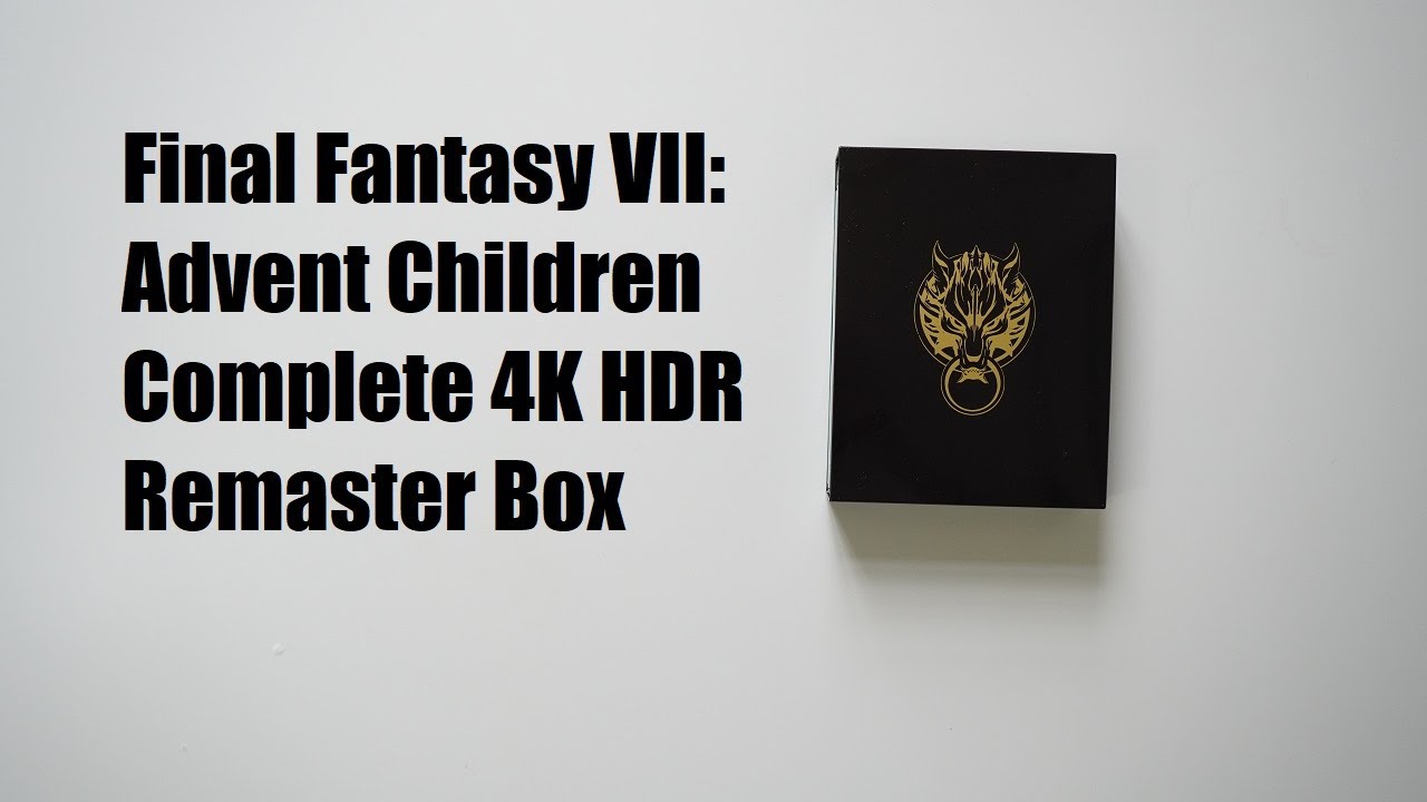 Final Fantasy VII: Advent Children Complete 4K HDR Remaster Box