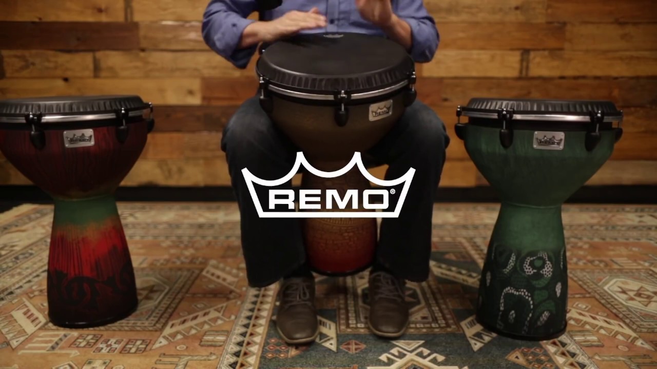 Remo - Flareout Djembe - YouTube