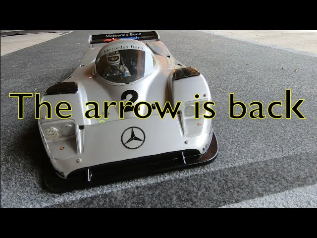 Mercedes C11: 1/10 Tamiya 2WD electric RC. fantastic. Part 1