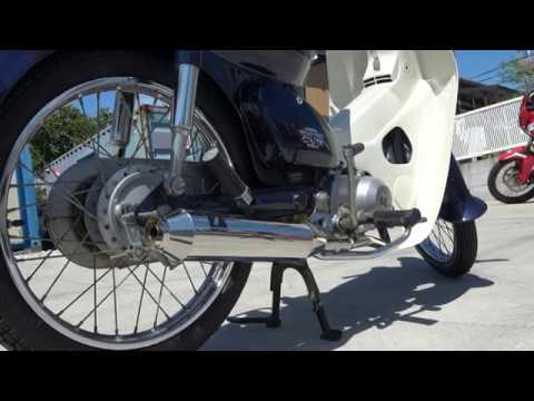 ナナカンパニー スーパーカブ90(HA02) NA-01ステンレスマフラー - YouTube