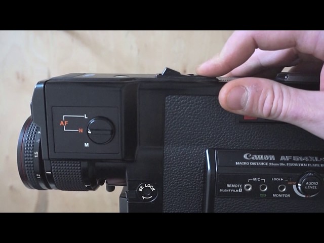Canon AF 514 XL-S Auto Zoom Super 8 camera | 8mm camera - YouTube