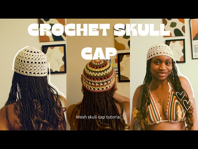 Crochet skull cap tutorial - YouTube