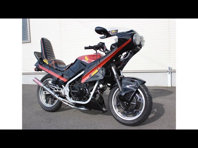 VT250Z FE ファイター管 マフラーサウンド CBR仕様 F-AUTO - YouTube