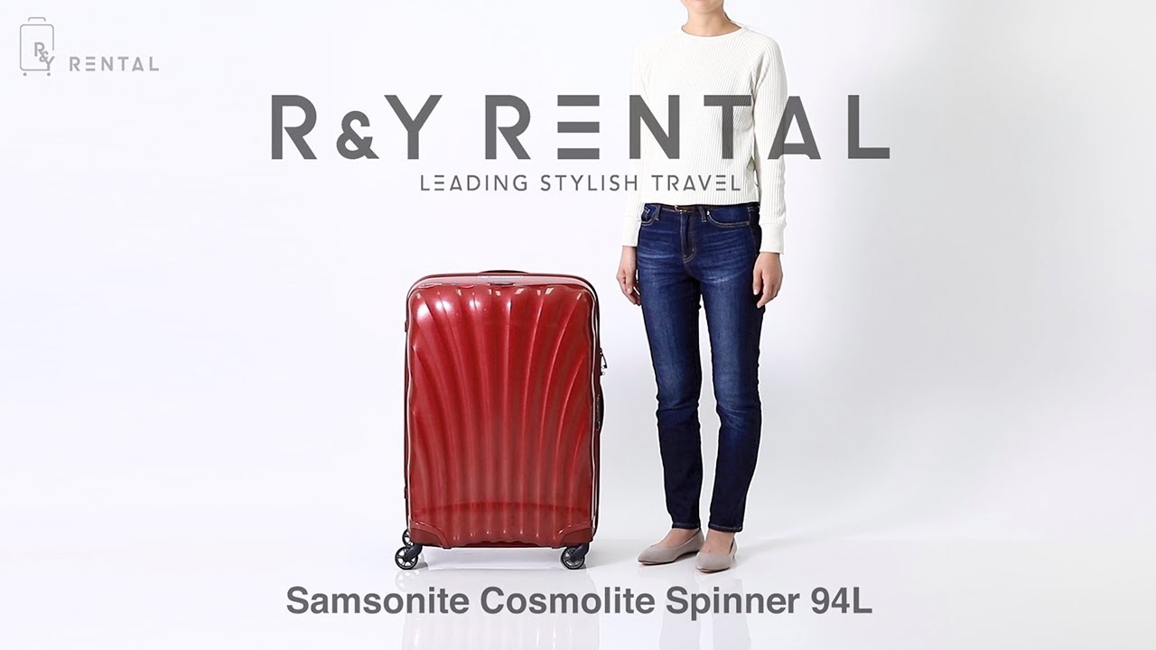 Samsonite Cosmolite Spinner 75 （94L）R&Yrental - YouTube