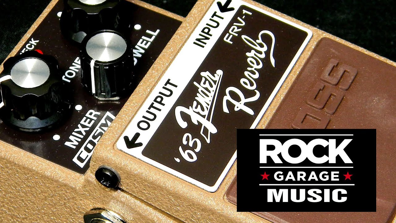 BOSS Fender FRV-1 '63 Reverb Pedal - YouTube
