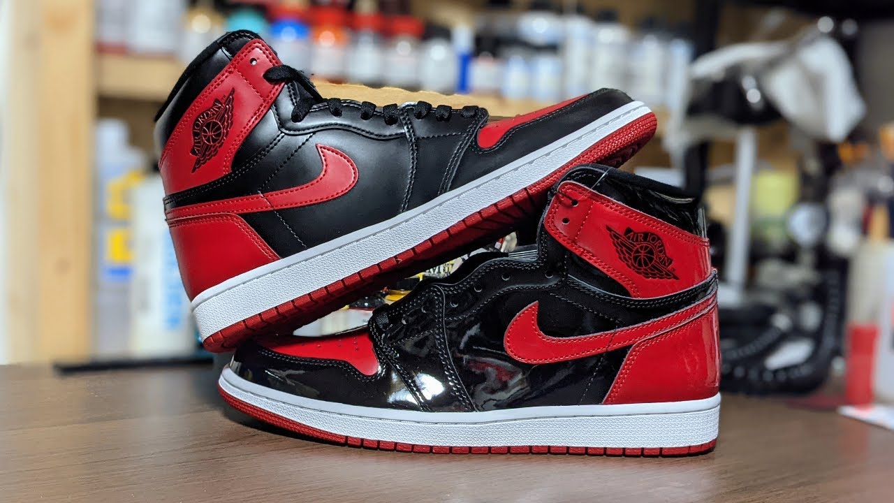 JORDAN1 Patent Bred をMatte Custom - YouTube