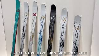 ID One USA MR-G Mogul Ski 168 cm available in Black White White