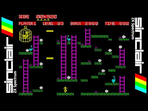 CHUCKIE EGG (1983) Walkthrough, ZX Spectrum - YouTube
