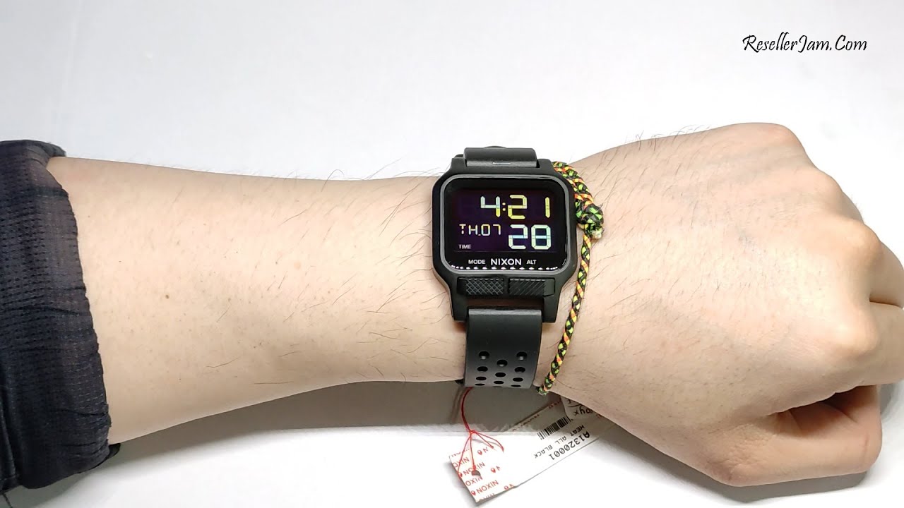 Nixon Heat All Black A1320001 - YouTube