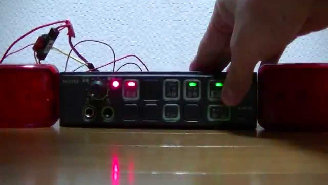 サイレンアンプ】パトライト 新型 &SAP-500BZ (警光灯と連動) - YouTube