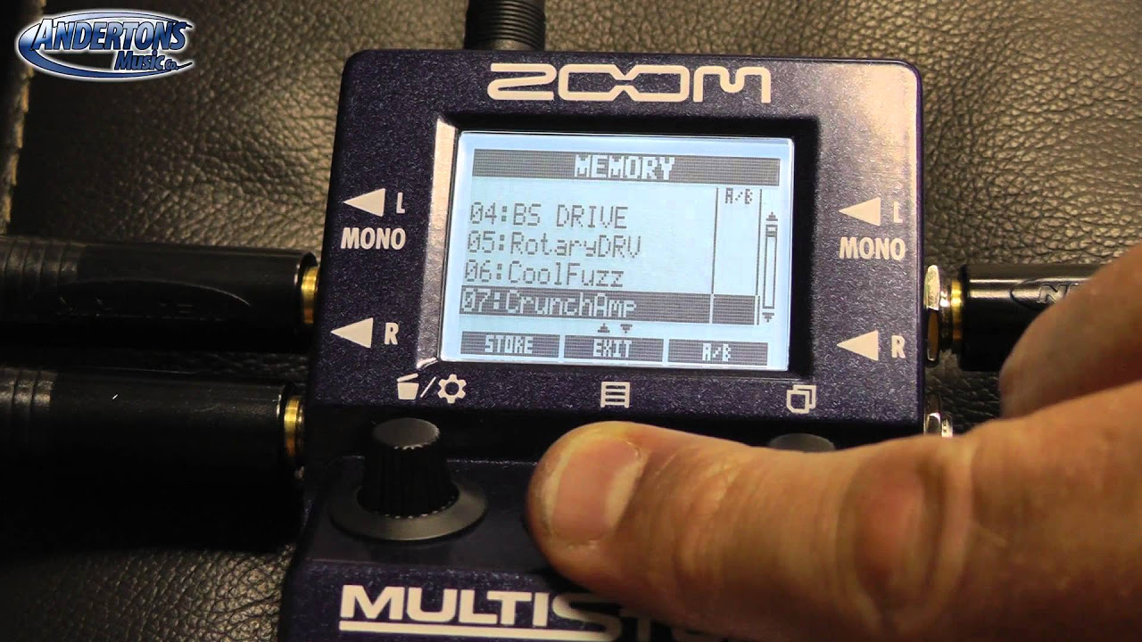 Zoom MS100BT Guitar Pedal Demo - Highlights - YouTube