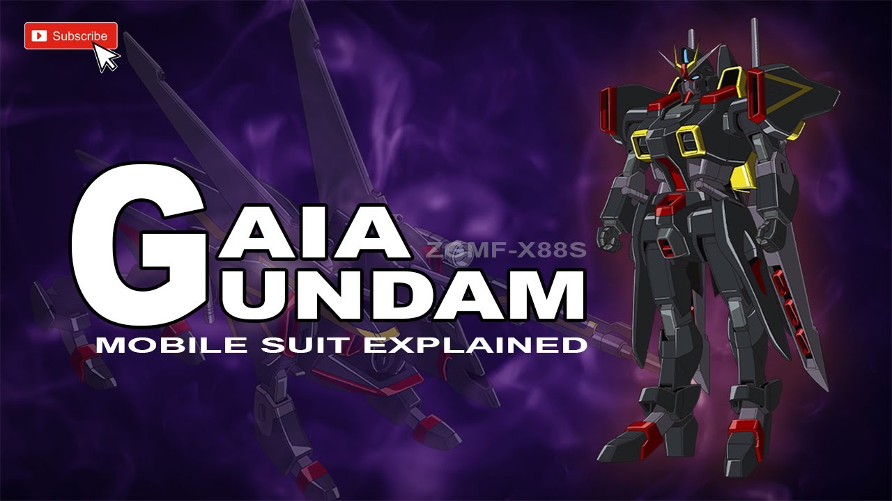 Gaia Gundam | ZGMF-X88S | Mobile Suit Explained - YouTube