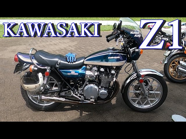 KAWASAKI Z1 青玉虫 旧車Z2 - YouTube