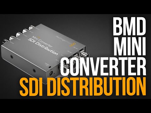 BLACKMAGIC DESIGN MINI CONVERTER SDI DISTRIBUTION | Unboxing - YouTube