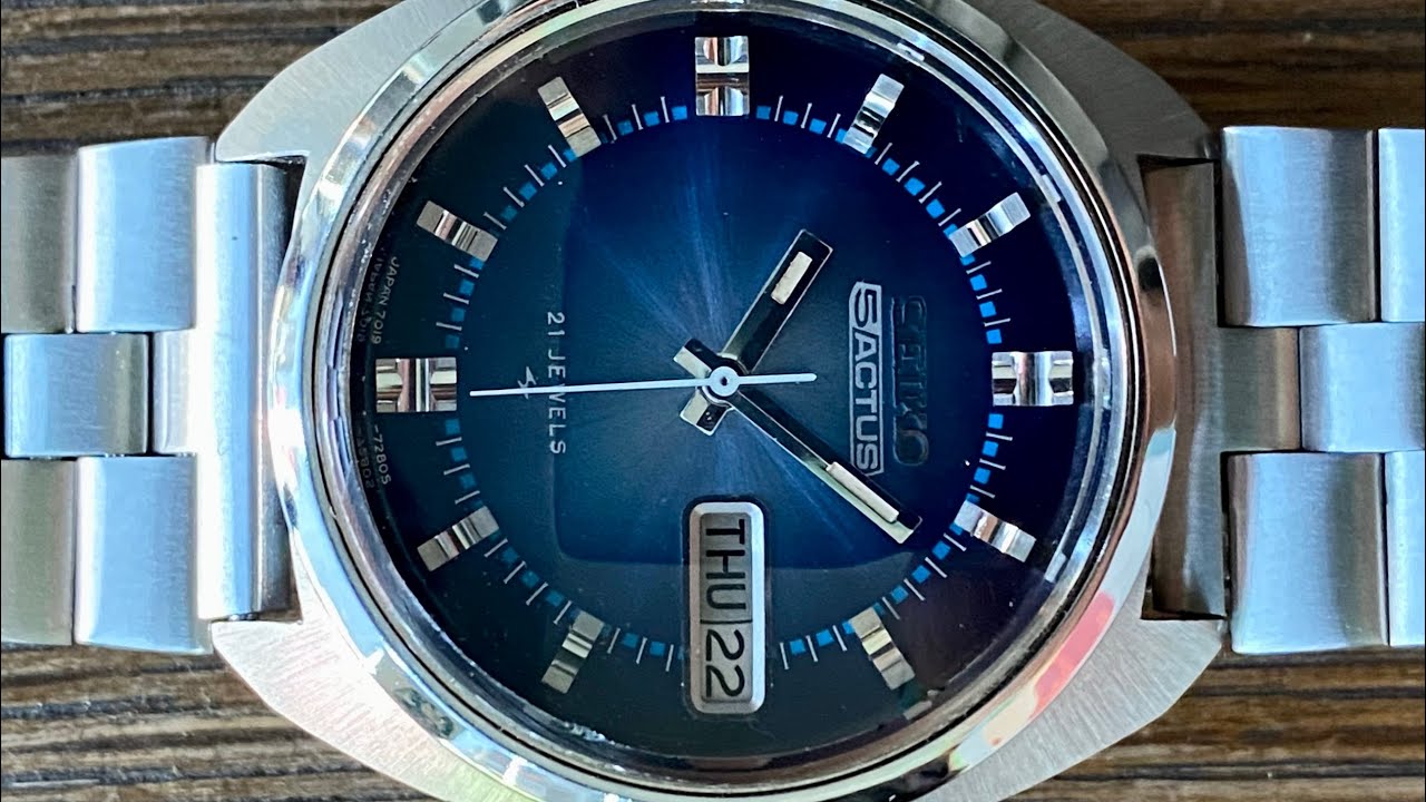 Vintage January 1973 Seiko 5 Actus 7019-7210 Automatic Fully