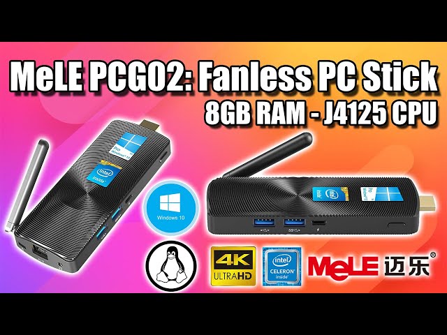 MeLE PCGO 2 It's A Fanless Mini PC Stick With 8GB Of Ram! - YouTube