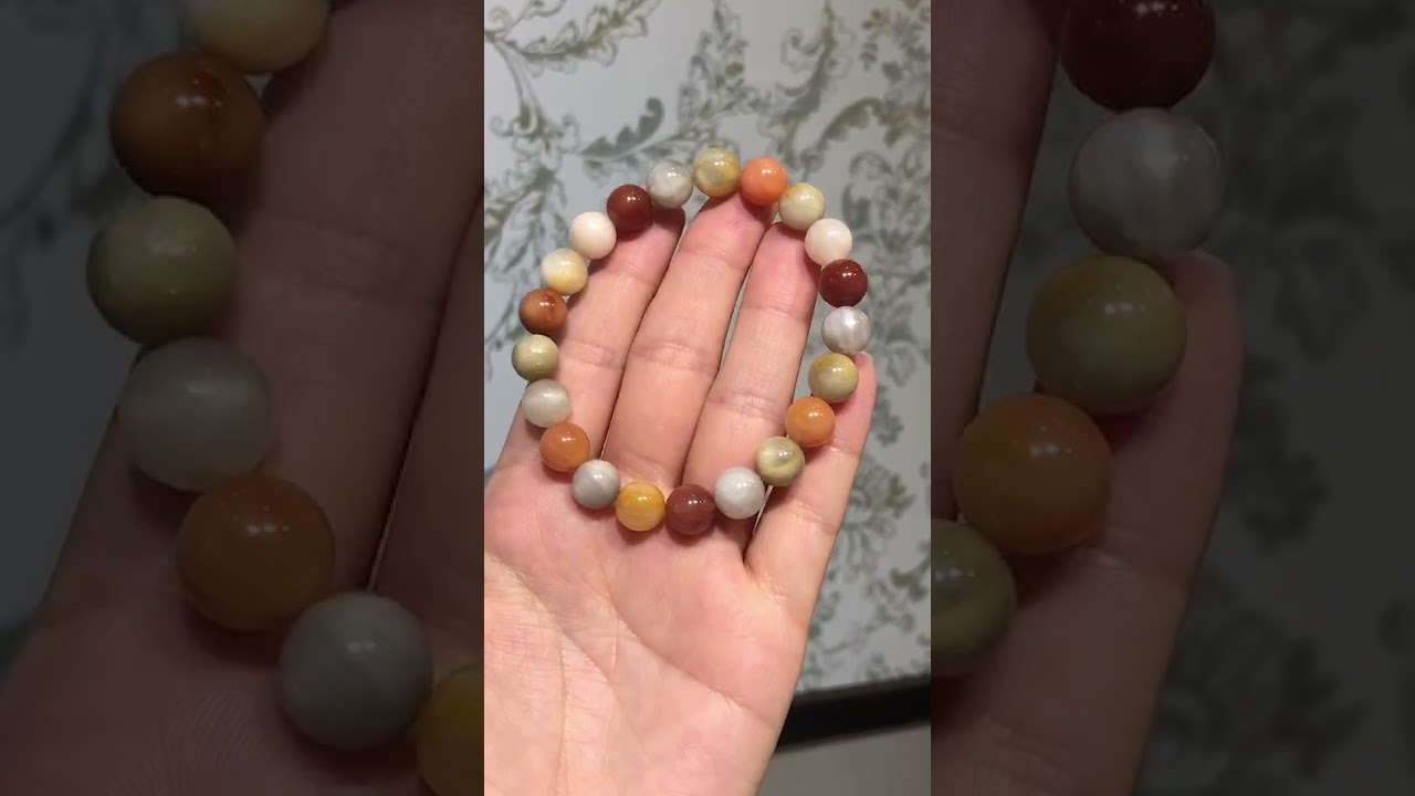 ミックスカラーサゲニティック ブレスレット 031 / Thida Stone 天然石