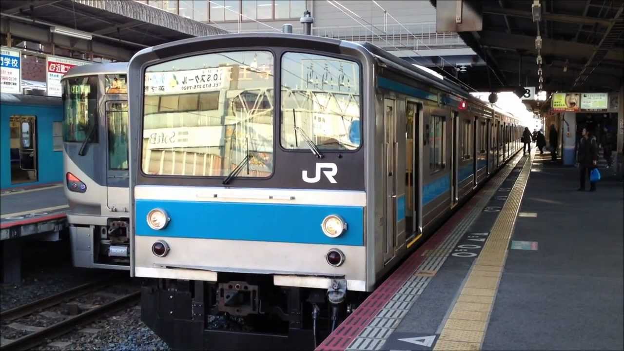 LED】阪和線205系1000番台（更新車）普通天王寺行き 鳳駅発車 - YouTube